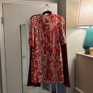 Vintage 1970s Diane von Furstenberg dress, 100% silk, size 10